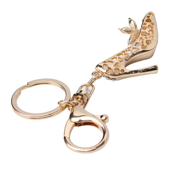 👠High Heel Crystal Rhinestone Keychain Pendant - Picture 8 of 10